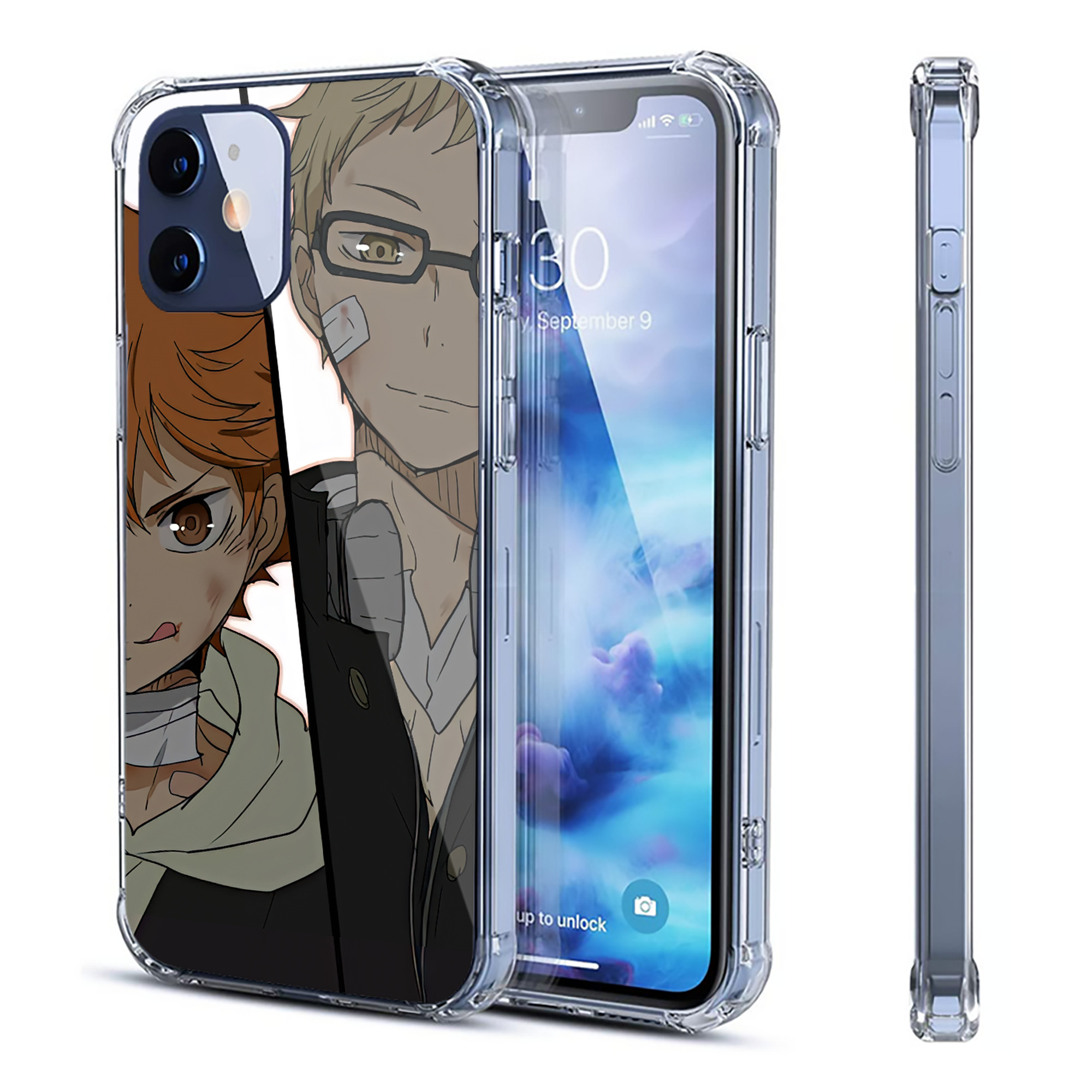 （画像用） ハイキュー!! Haikyu!! 【iPhone 12シリーズ対応】透明スマホケース（クリアソフトケース）
